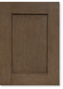 Loyalist 1-piece door style sample with Estate Merano finish