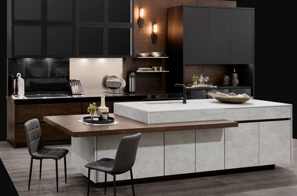 Elmwood Wood Cabinets Kitchen - KBIS 2019 kitchen project - overview