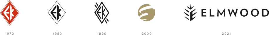 Elmwood logo evolution 