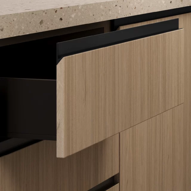 Presenting Futura V, an experience of striking simplicity. Sleek and understated, Futura V enhances cabinetry with its stunning integrated profile.

Let this new style of door inspire you with its sophistication and contemporary elegance. Visit the link in our bio for more information.
.
.
.
#elmwoodcabinetry #elmwood #cabinetry #new #outnow #customkitchen #interiorspaces #interiorarchitecture #designinspiration #elmwooddesign #interiordesign #decor #interiorarchitecture #architecture #elmwoodcabinets #customcabinet #FuturaV