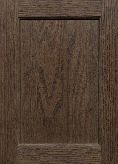 Corretto shaker cabinet door with subtle bead detail in natural wood finish by Essence by Cabico